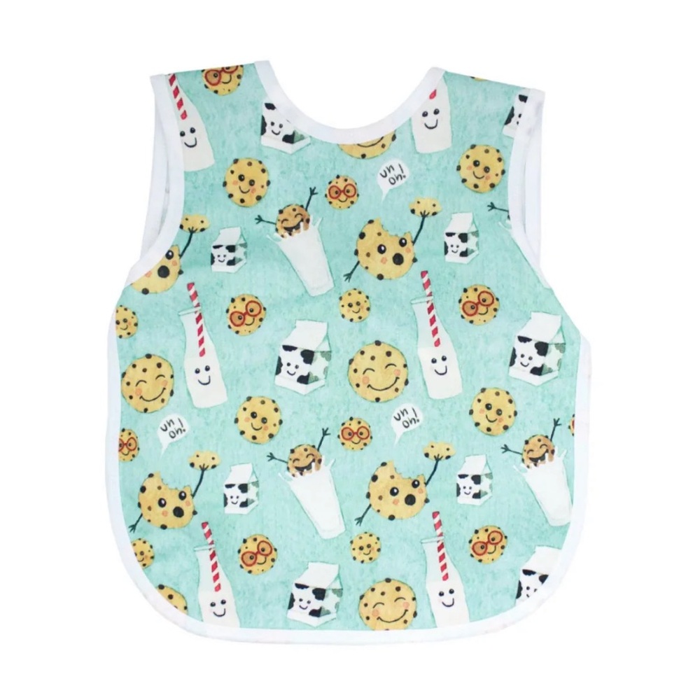 BapronBaby Mint Cookies & Milk Baby Bib